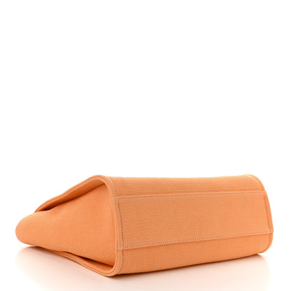 Chanel Canvas Small Deauville Tote Light Orange 5 of 12