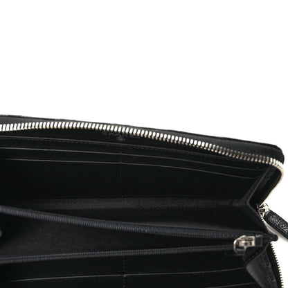 Chanel Caviar Quilted Incognito Large Gusset Zip Around Wallet Black 5 of 8