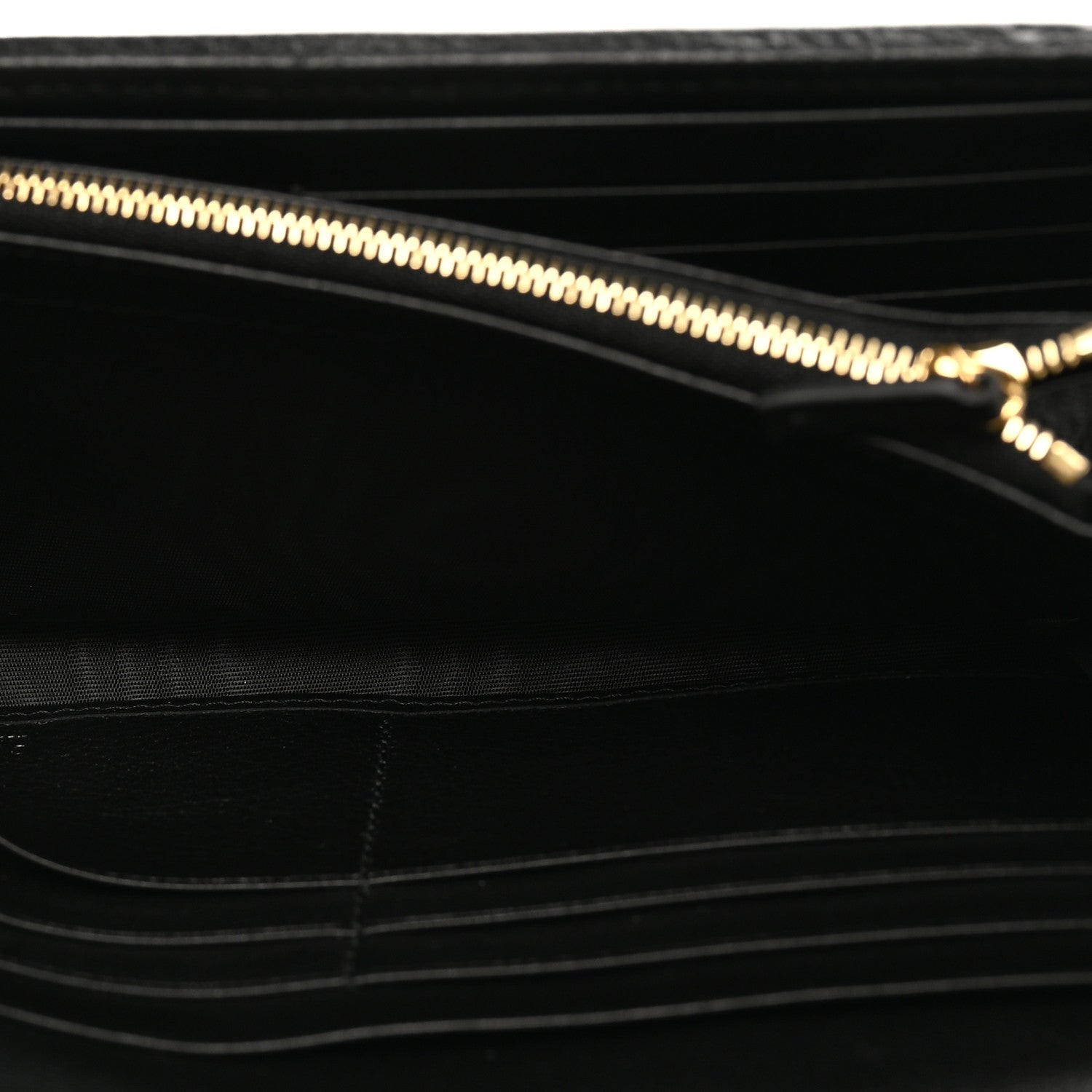 Gucci Roxy Calfskin Blondie Continental Chain Wallet Black 4 of 11
