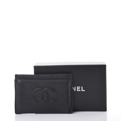 Chanel Caviar Timeless CC Card Holder Black 14 of 14