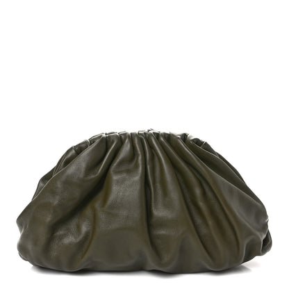 Bottega Veneta Smooth Butter Calf The Pouch Oversized Clutch Mustard 1 of 8