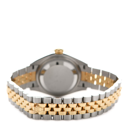 Rolex Stainless Steel 18K Yellow Gold Diamond 28mm Oyster Perpetual Datejust Watch Champagne 279173 3 of 5