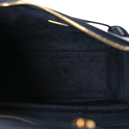 Celine Baby Grained Calfskin Micro Belt Bag Navy Blue 5 of 10