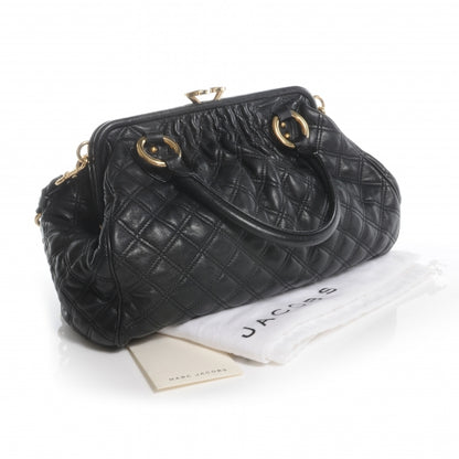 Marc Jacobs Quilted Leather Stam Bag Black 3 of 7