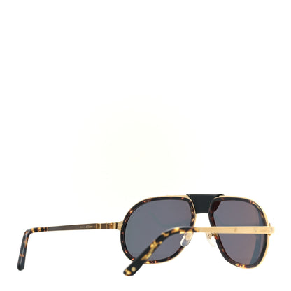 Cartier Santos de Cartier Sunglasses Havana Gold Grey 3 of 7