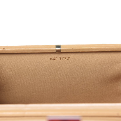 Chanel Lambskin Quilted Tortoise Box Bag Beige 7 of 19