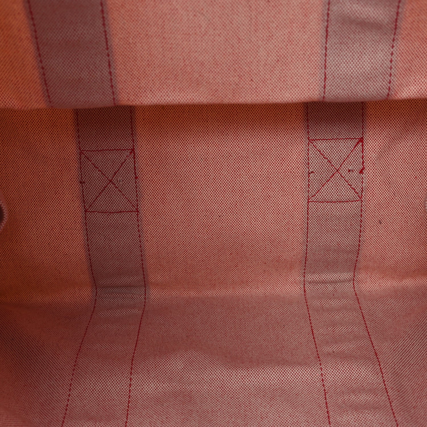 Hermes Canvas Herline GM Tote Red 5 of 10