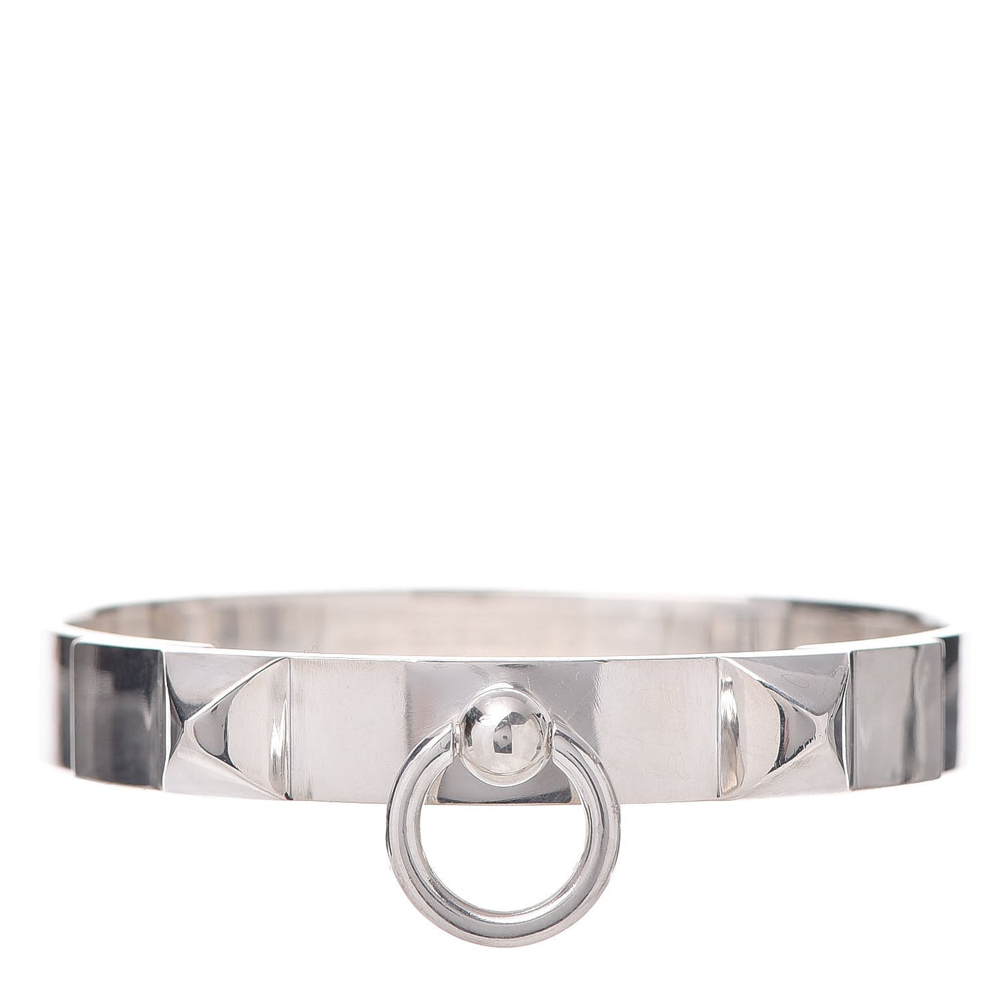 Sterling Silver PM Collier De Chien Bracelet ST