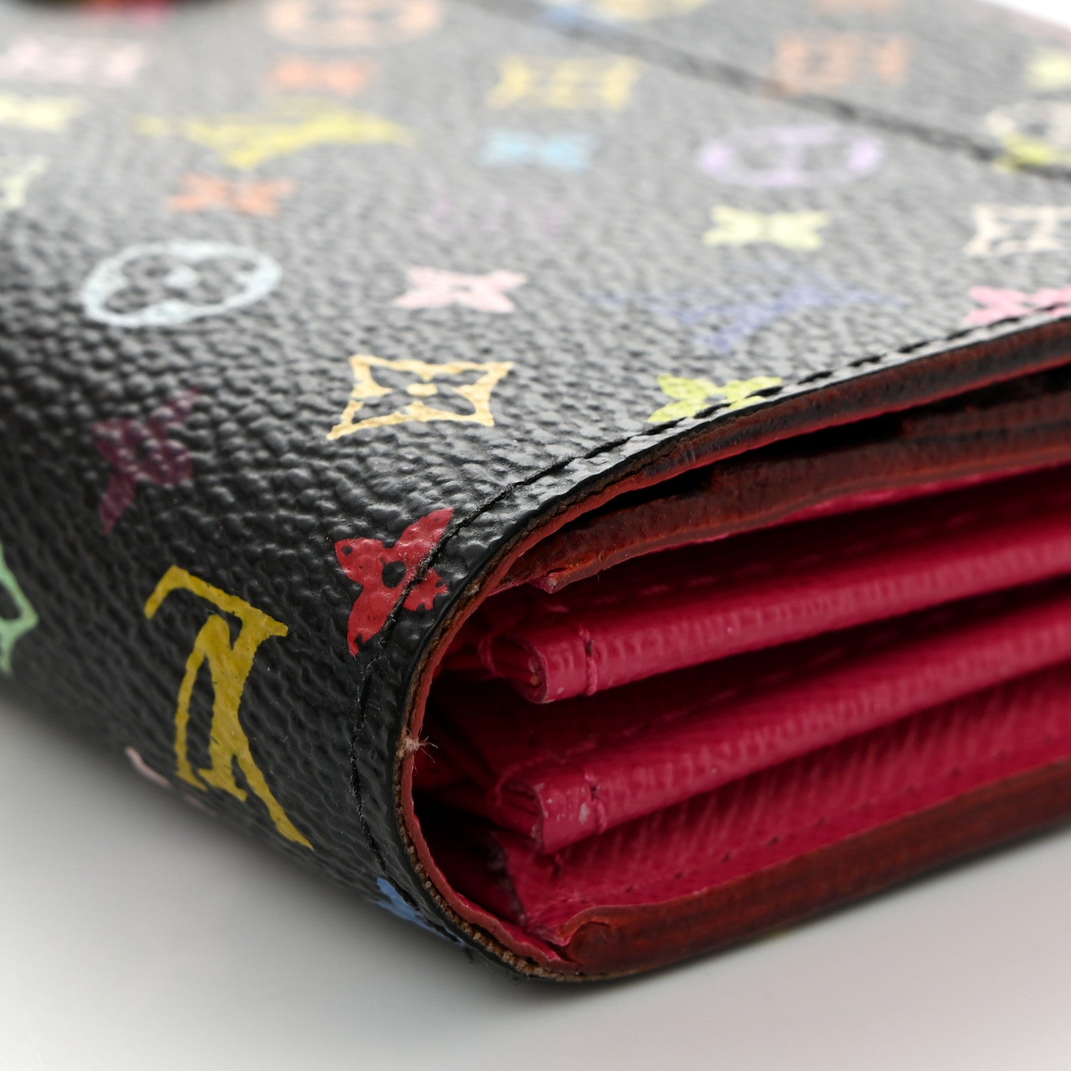 Louis Vuitton Monogram Multicolor Sarah Wallet Black Grenade 13 of 15