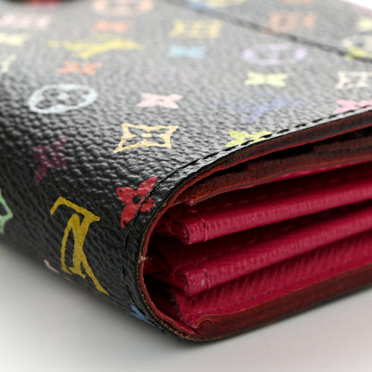 Louis Vuitton Monogram Multicolor Sarah Wallet Black Grenade 13 of 15