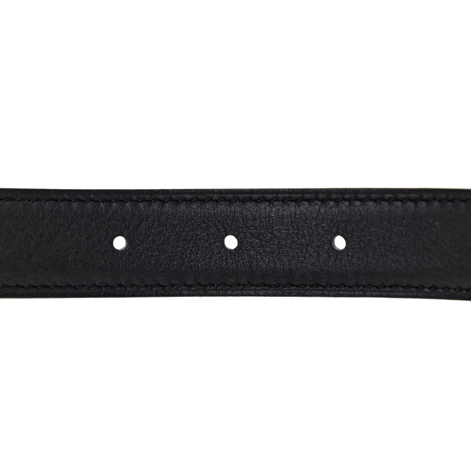 Hermes Epsom Swift 24mm Belt Strap 90 Black Bleu Saphir 4 of 5
