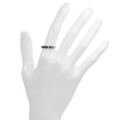 Tiffany Platinum Diamond Logo Band Ring 54.5 7 2 of 4