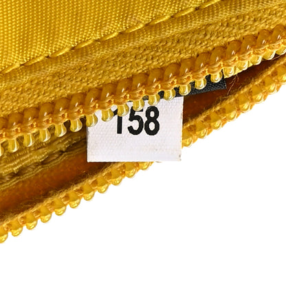 Prada Tessuto Nylon Triangle Wristlet Pouch Yellow 8 of 10