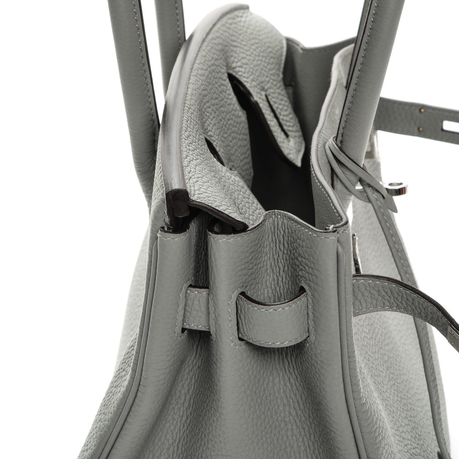 Hermes Togo Birkin 30 Gris Mouette 16 of 24