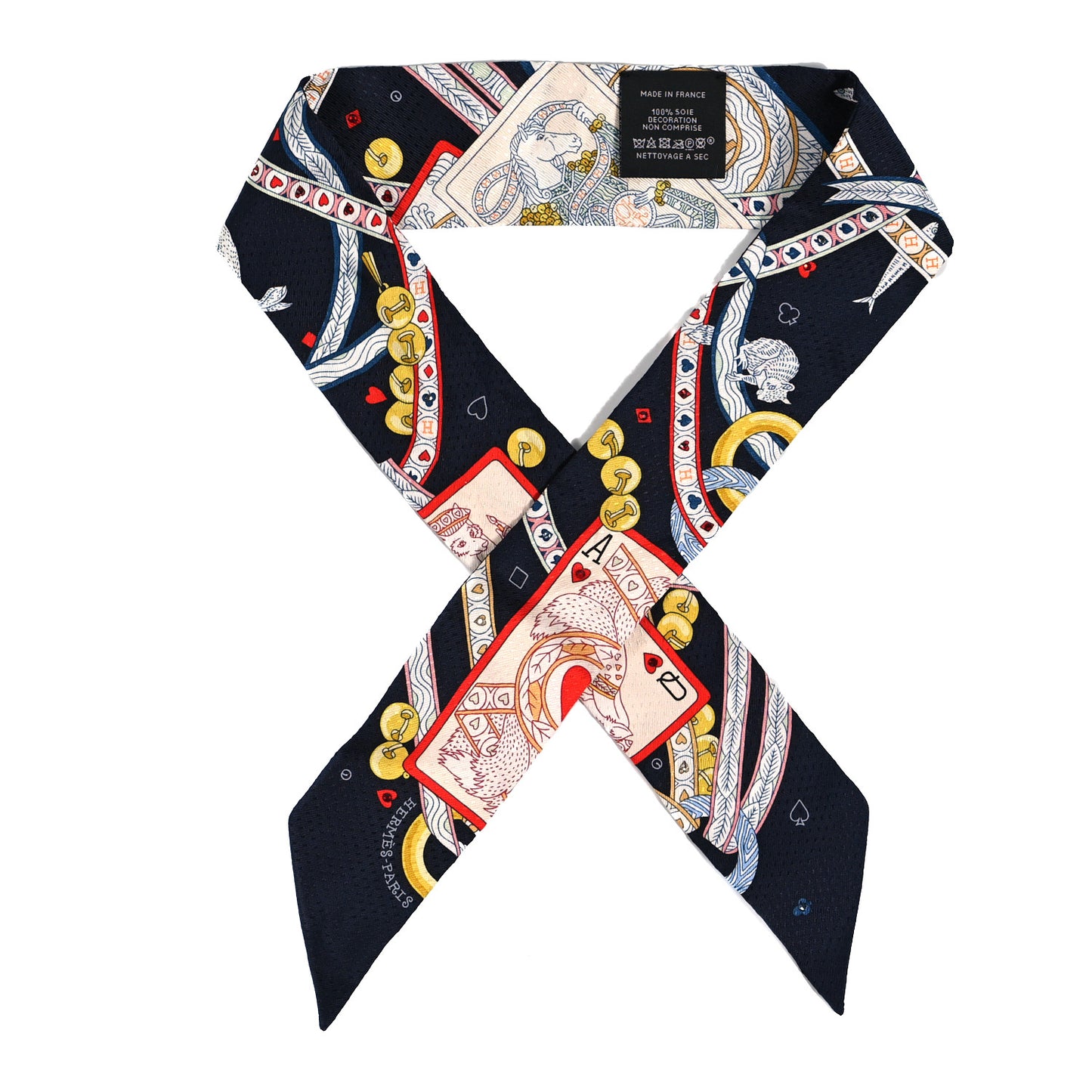 Silk Dame de Coeur Twilly Black Rouge Or