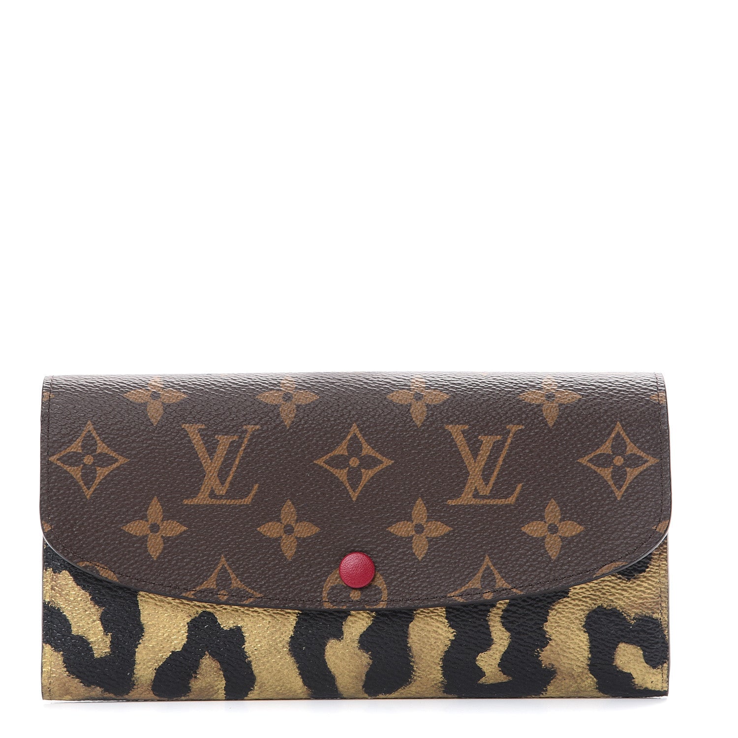 Louis Vuitton Monogram Emilie Wallet Fuchsia 1 of 7