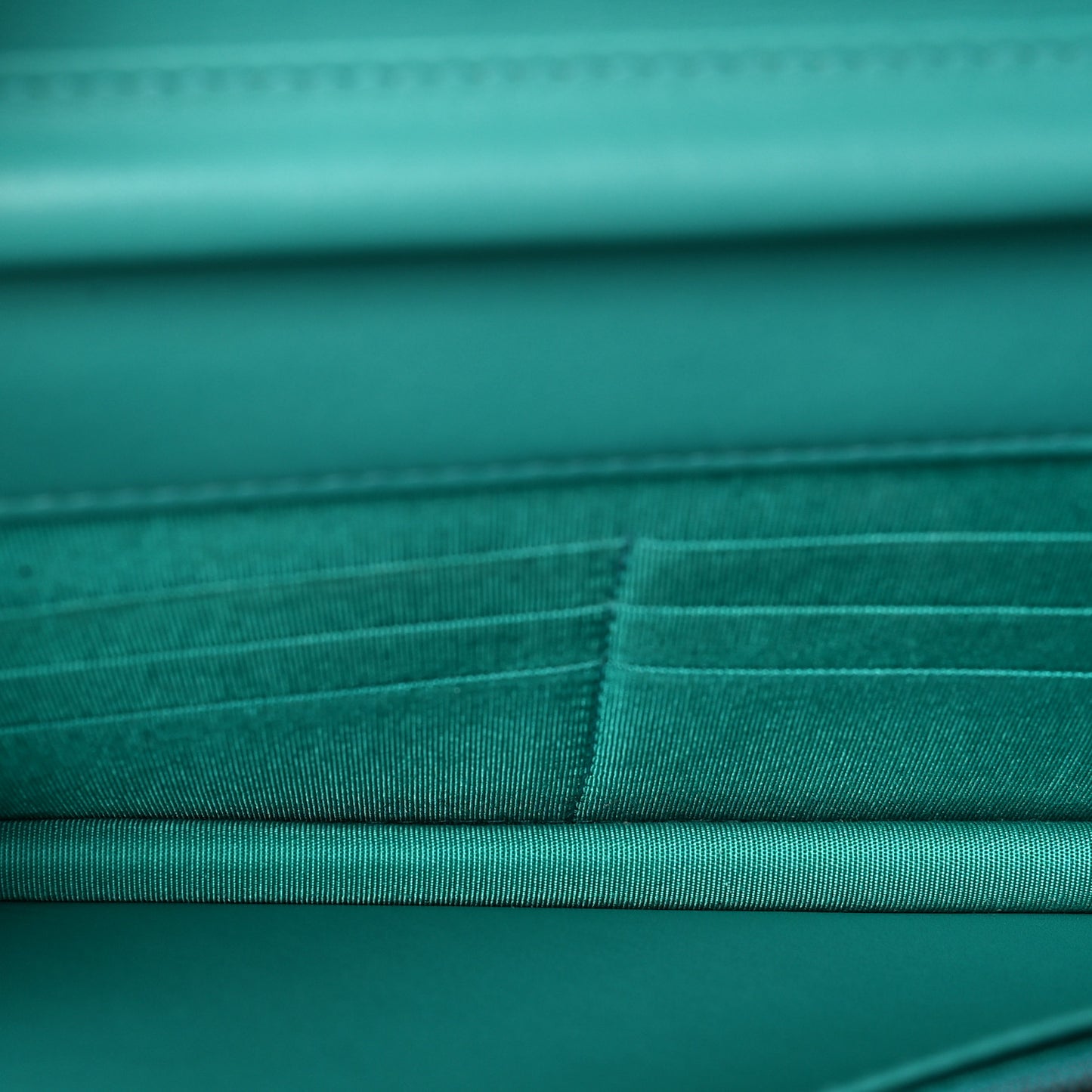 Lambskin Quilted Boy Wallet On Chain WOC Turquoise