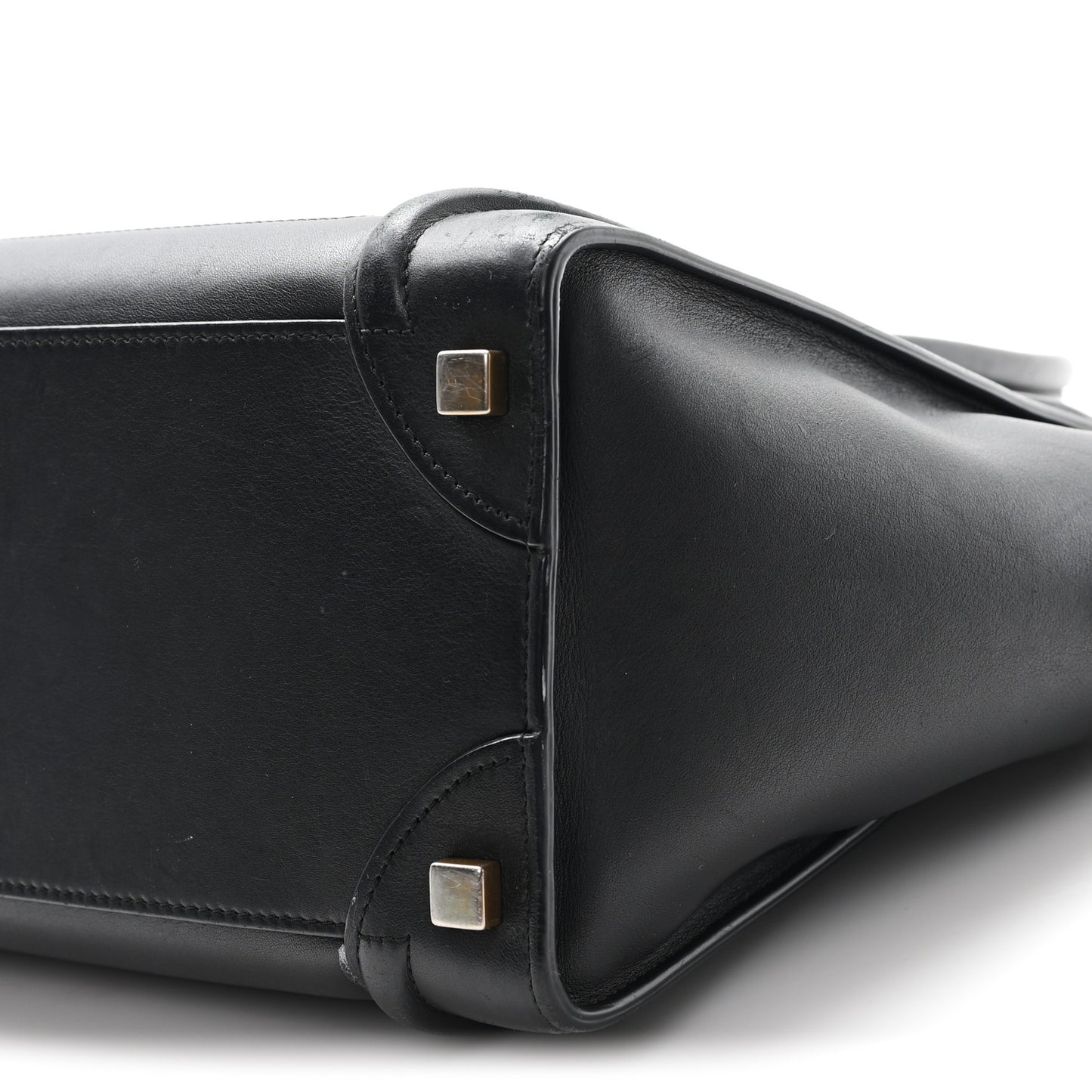 Smooth Calfskin Micro Luggage Black
