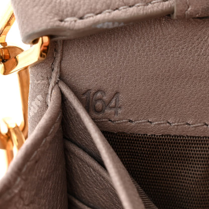 Miu Miu Nappa Matelasse Wallet On Chain Pomice 8 of 12