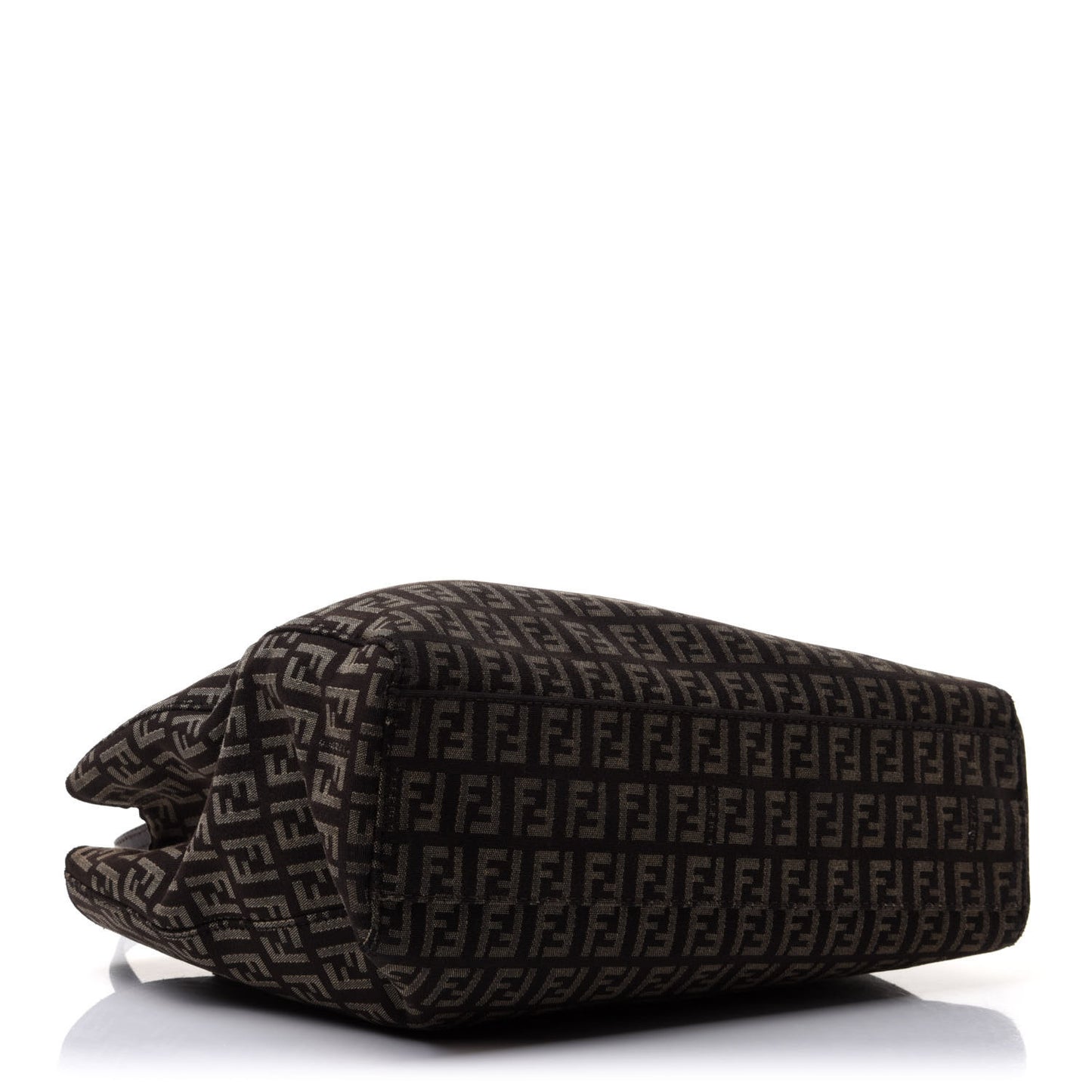 Zucchino Vitello Small Tote Testa di Moro Beige