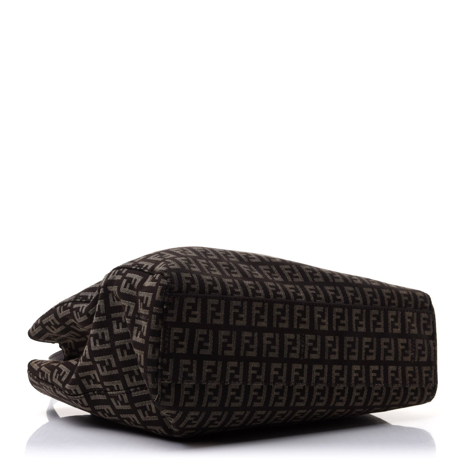 Fendi Zucchino Vitello Small Tote Testa di Moro Beige 4 of 18