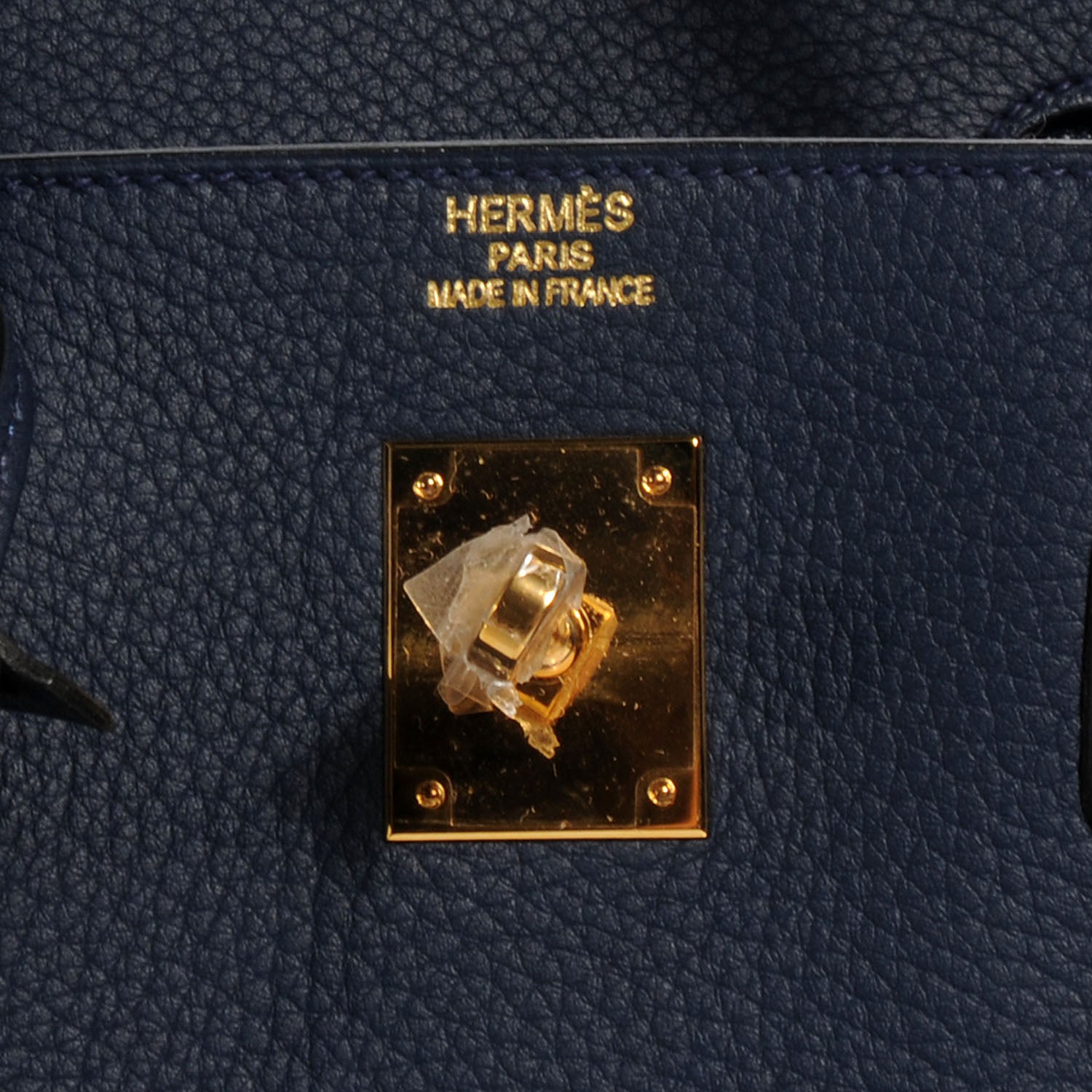 Hermes Taurillon Clemence Birkin 40 Bleu Abysse 6 of 9