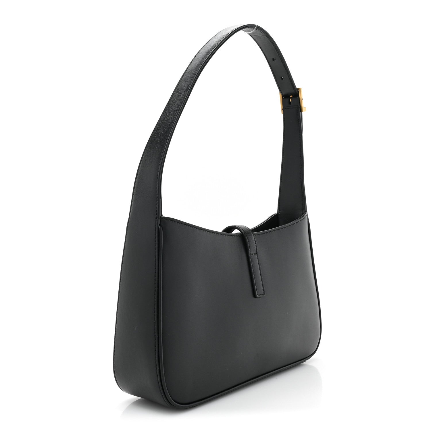 Saint Laurent Smooth Calfskin Le 5 A 7 Hobo Black 3 of 9