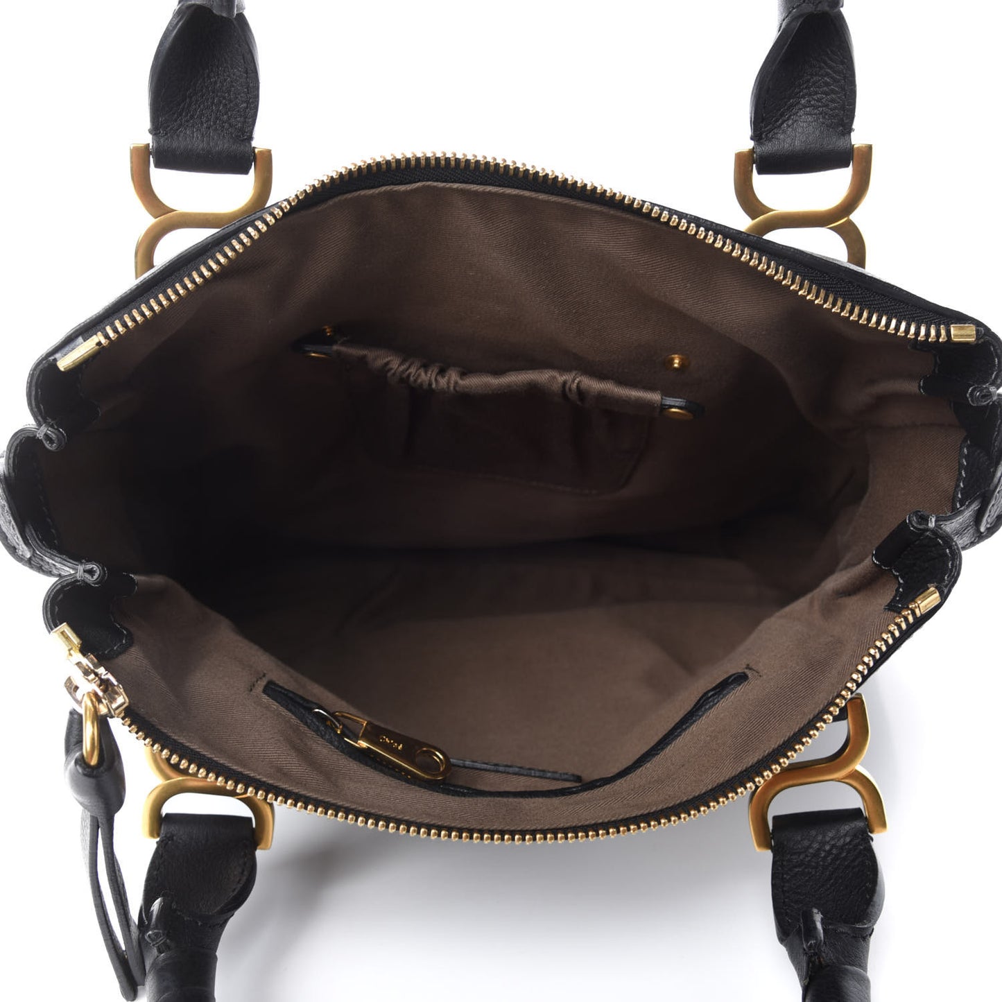 Calfskin Medium Marcie Satchel Black