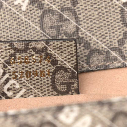 Gucci X BALENCIAGA GG Supreme Monogram Web Logo Print Mini Horsebit 1955 Shoulder Bag Beige Ebony 7 of 11