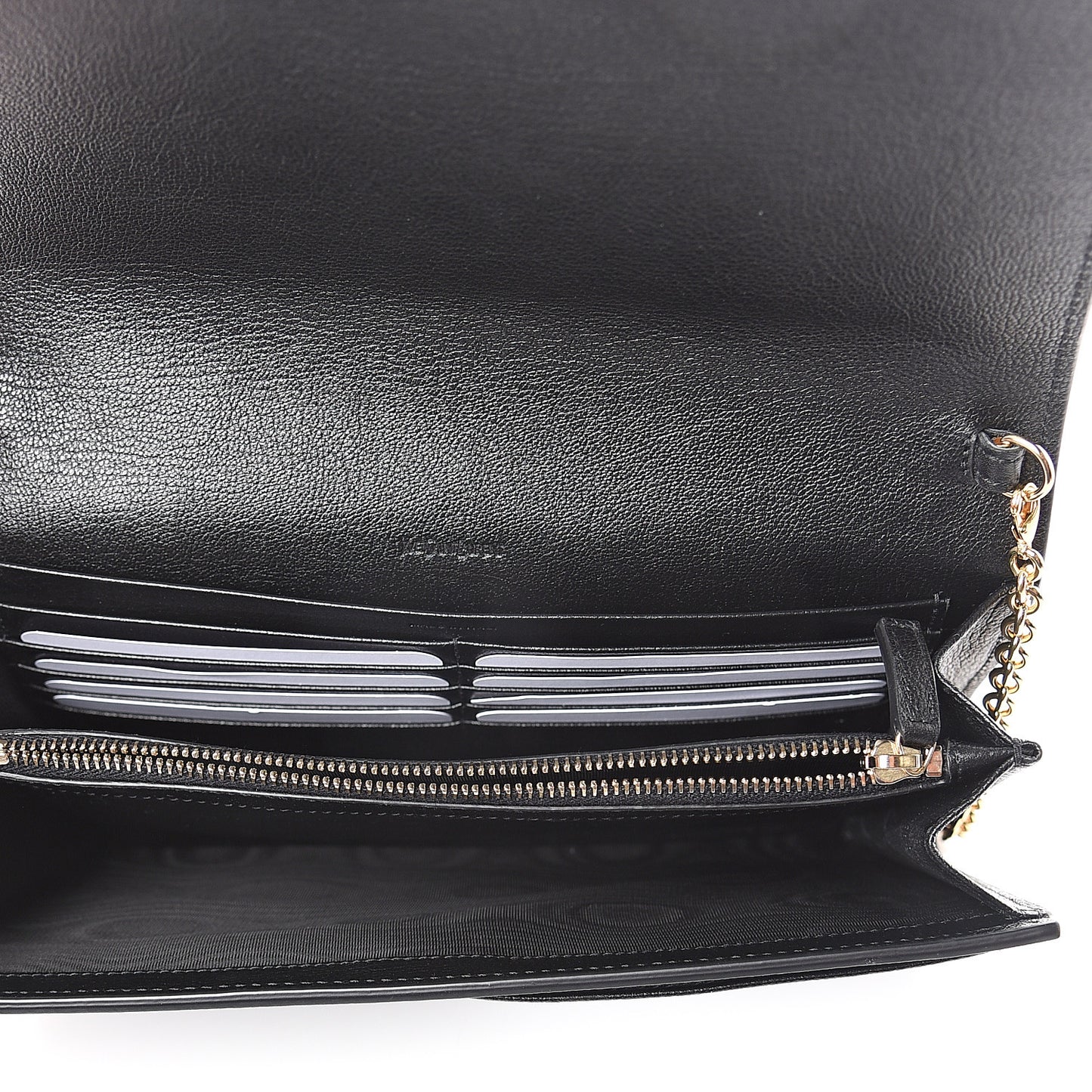 Calfskin Monogram Belle de Jour Chain Clutch Black