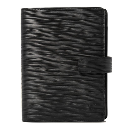 Louis Vuitton Epi Medium Ring Agenda Cover Black 1 of 12