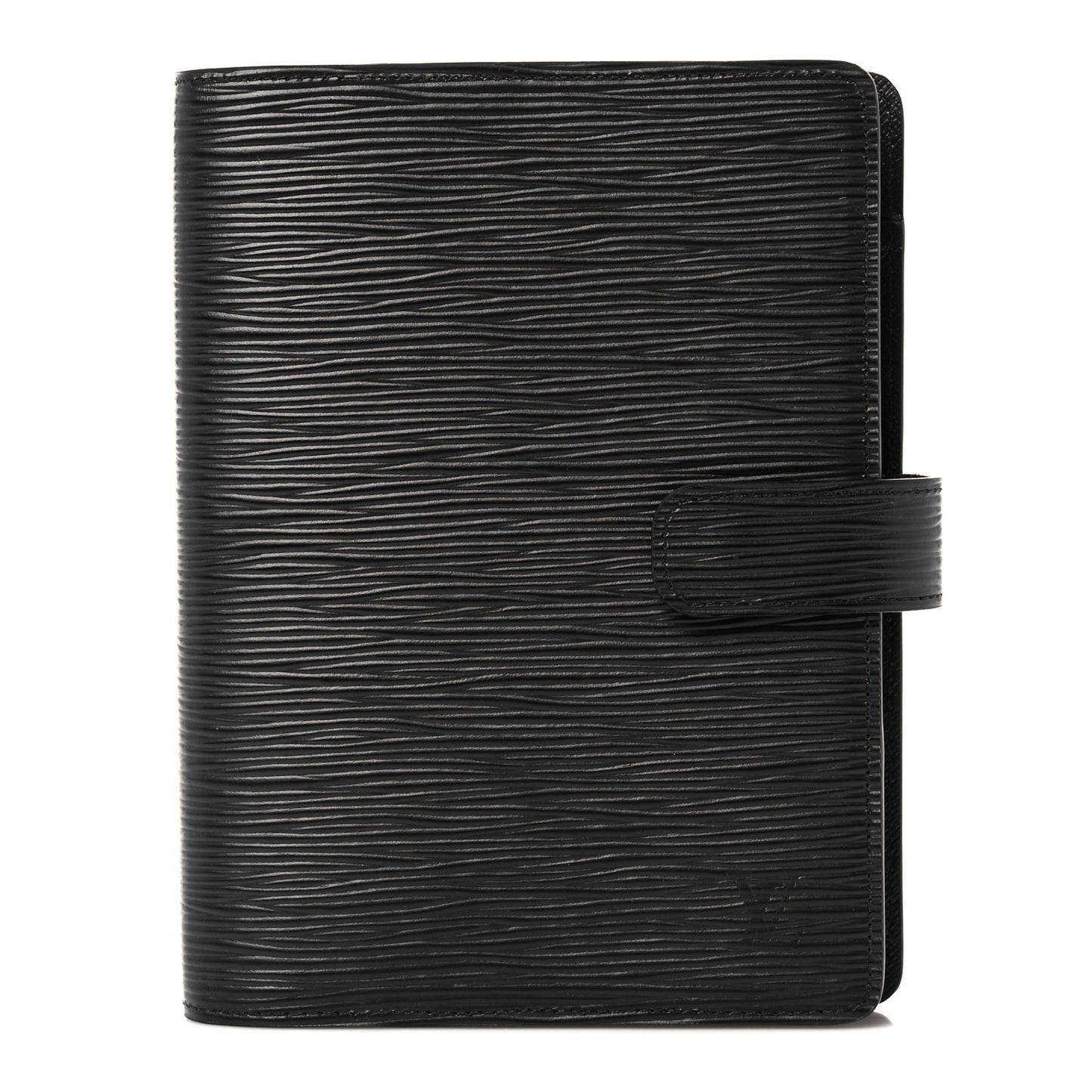 Epi Medium Ring Agenda Cover Black