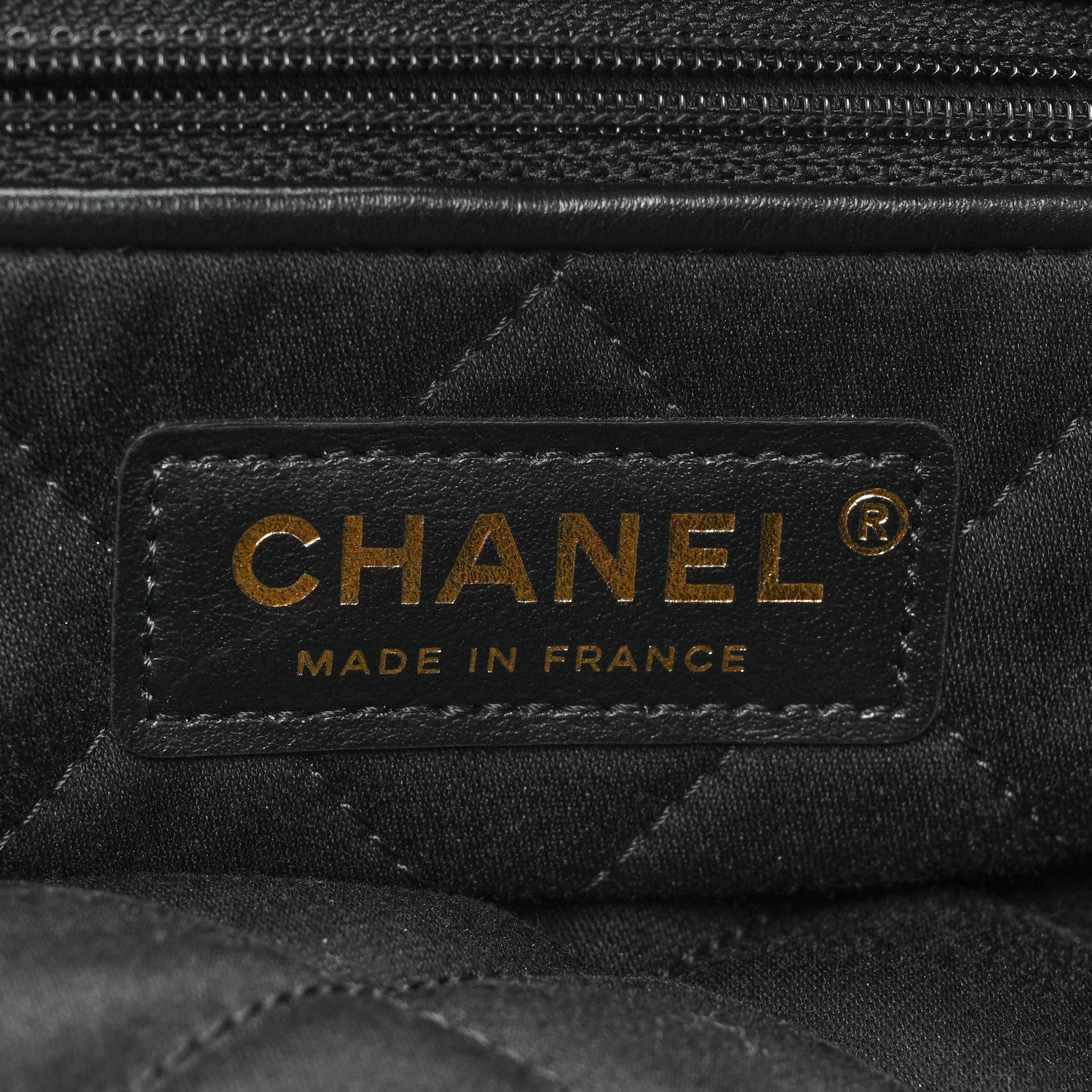 Chanel Shiny Calfskin Quilted Chanel 22 Black 9 of 11