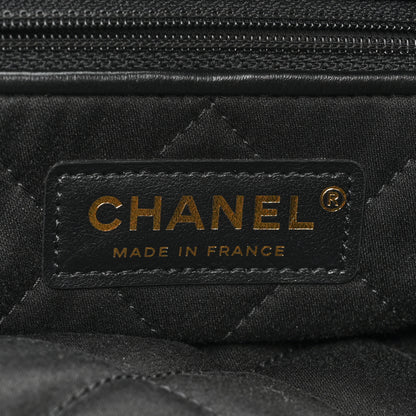 Chanel Shiny Calfskin Quilted Chanel 22 Black 9 of 11