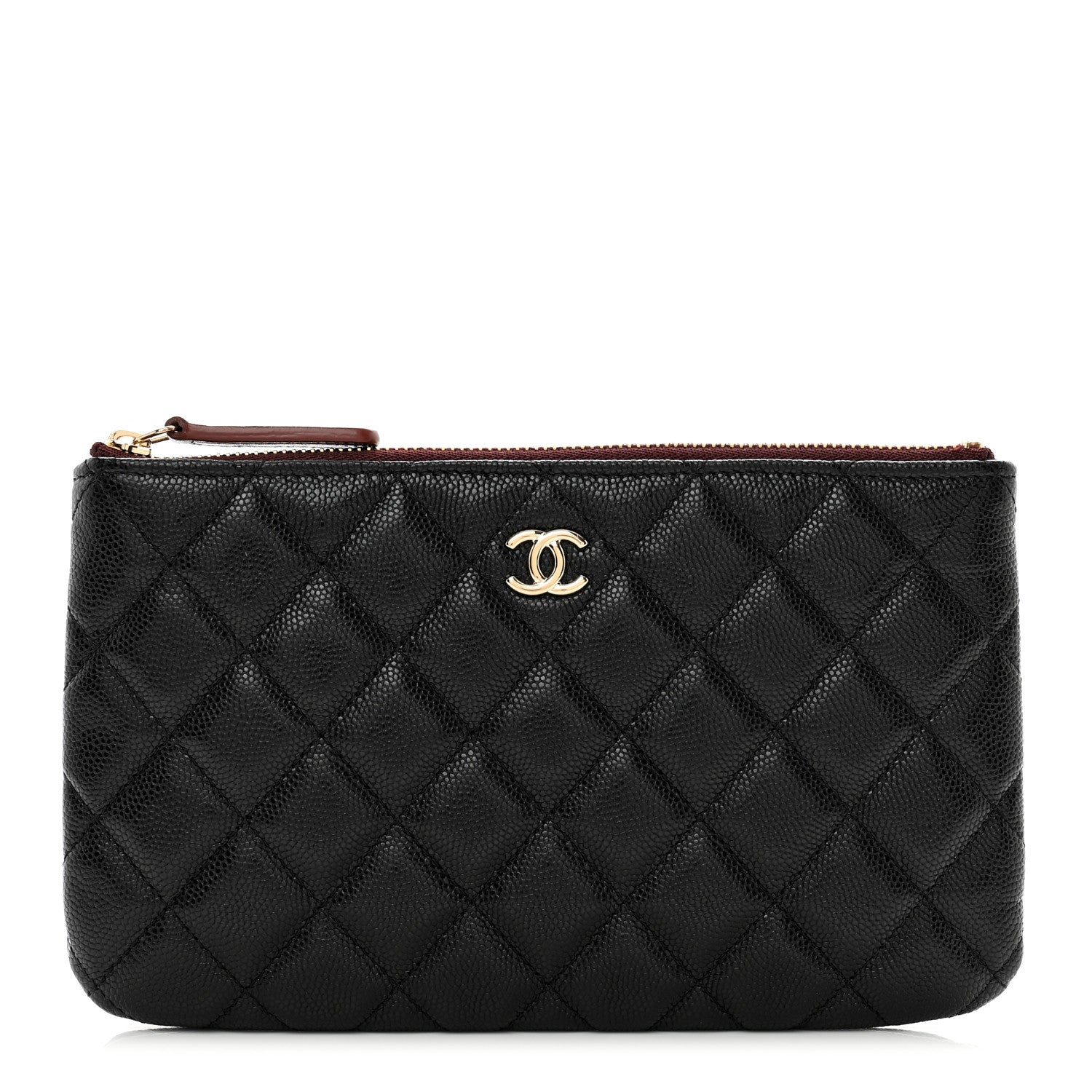 Chanel Caviar Quilted Cosmetic Case Black 1 of 8