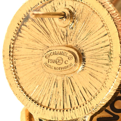 Chanel Pearl CC Tags Drop Earrings Gold 4 of 4