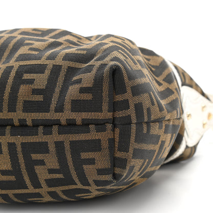Fendi Zucca Hobo Tobacco White 11 of 14