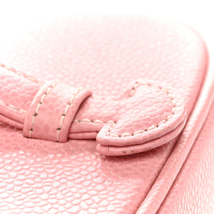 Chanel Caviar Vanity Cosmetic Case Pink 10 of 11