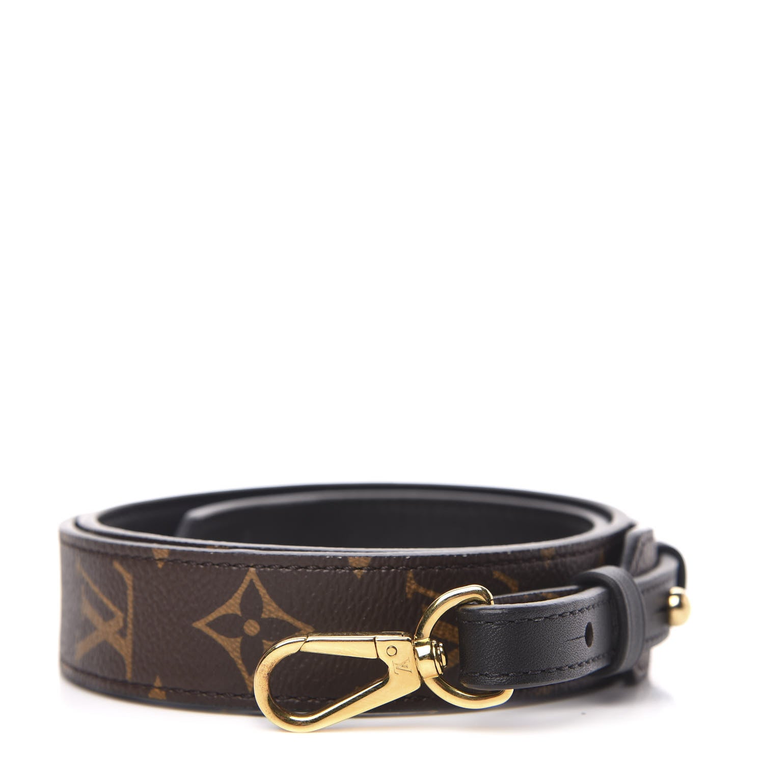 Louis Vuitton Monogram Bandouliere Shoulder Strap XL Black 1 of 6