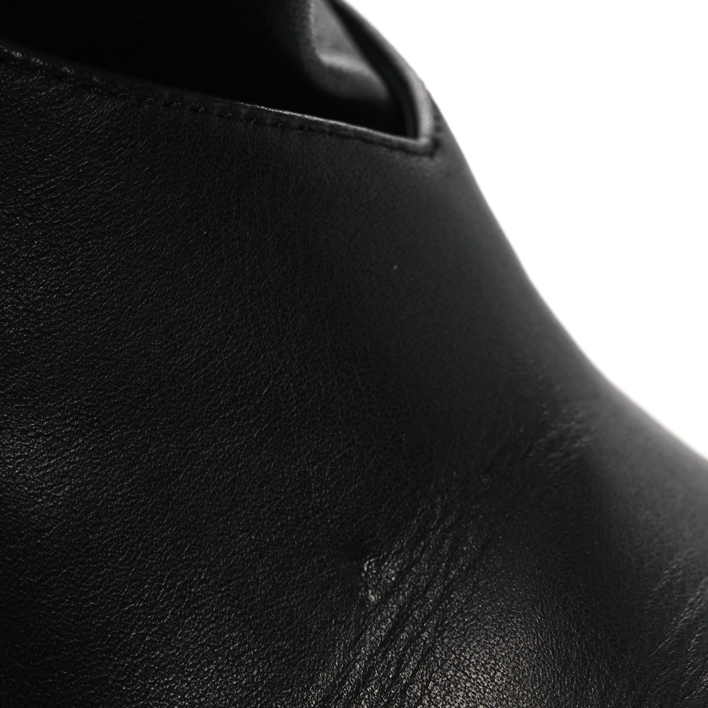Nappa Calfskin Cacia 85 Ankle Boots 38 Black