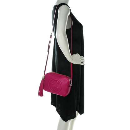 Gucci Cellarius Calfskin Small Soho Disco Bag Bright Bouganville 2 of 7
