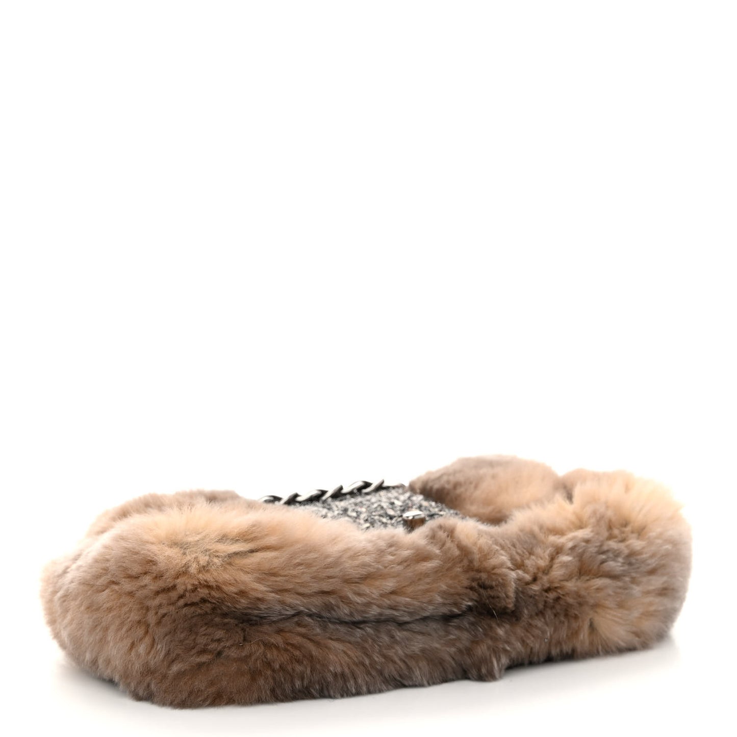Rabbit Fur Fantasy Tweed Small Flap