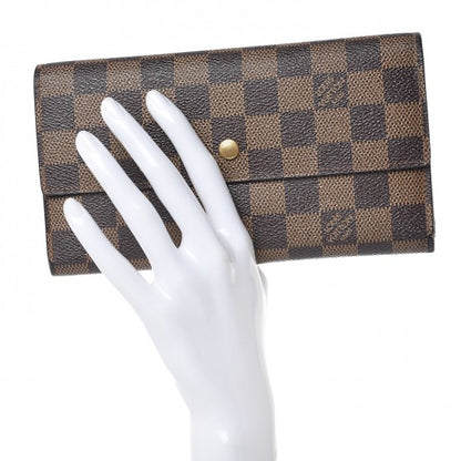 Louis Vuitton Damier Ebene Porte Tresor International Wallet 2 of 7