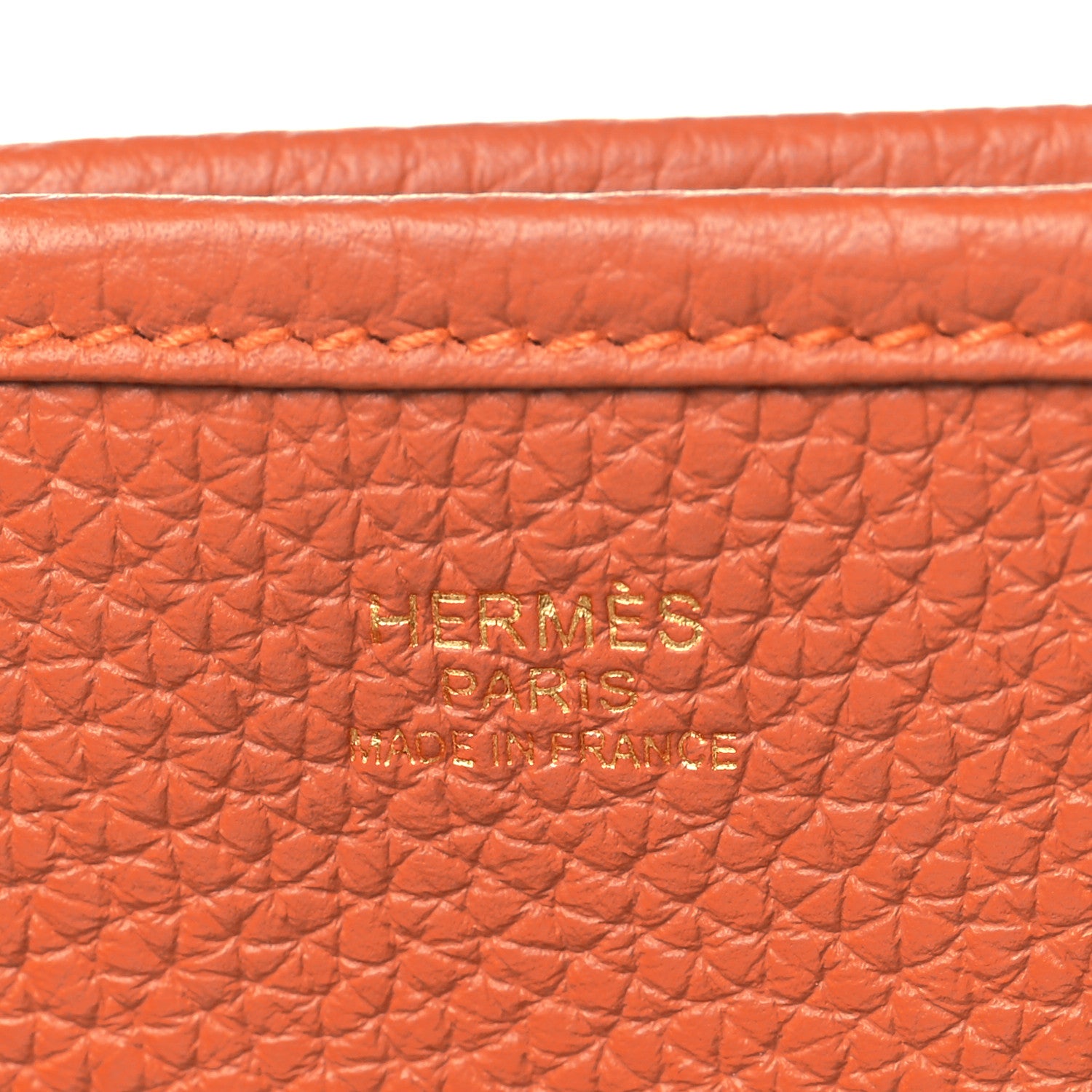 Hermes Taurillon Clemence Evelyne III PM Orange 6 of 9