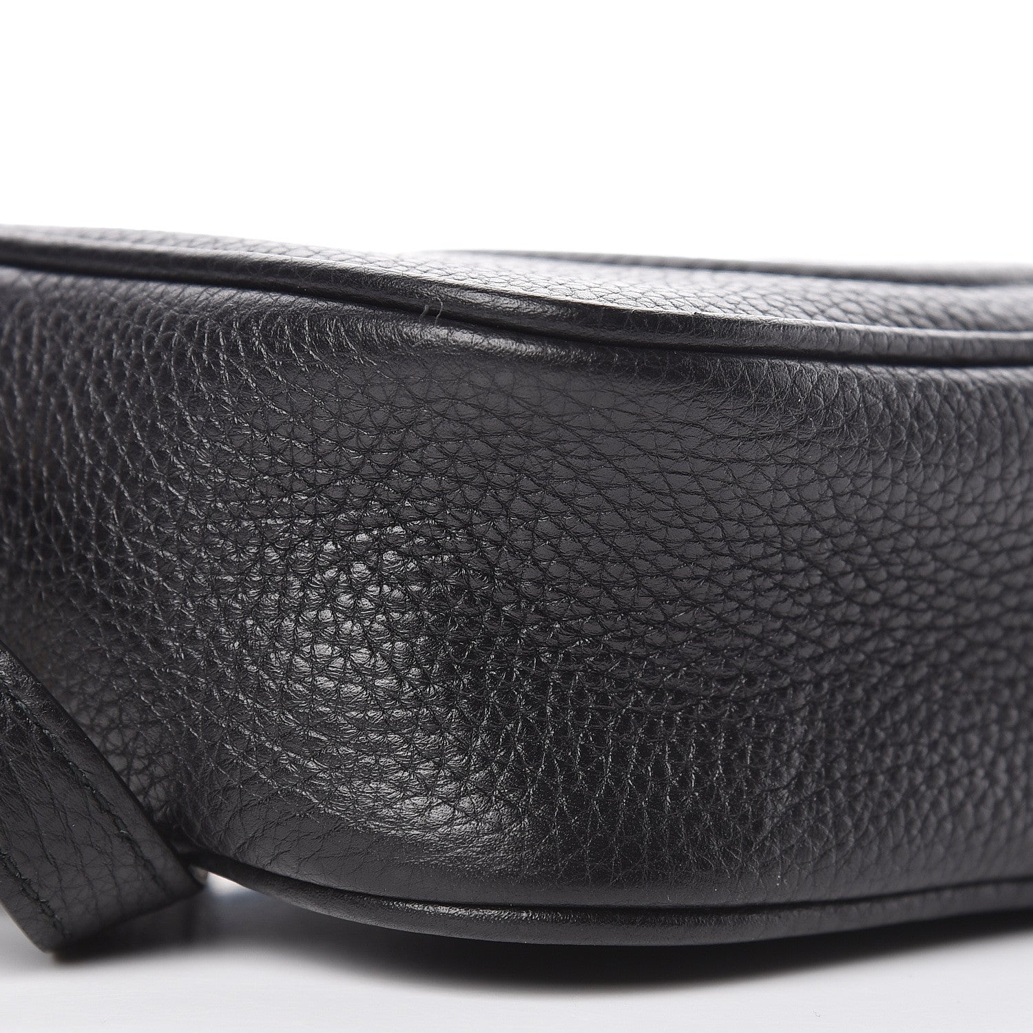 Gucci Pebbled Calfskin Mini Soho Disco Bag Black 9 of 11