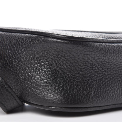 Gucci Pebbled Calfskin Mini Soho Disco Bag Black 9 of 11