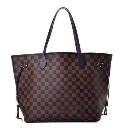 Louis Vuitton Damier Ebene Neo Neverfull MM Rose Ballerine 1 of 8