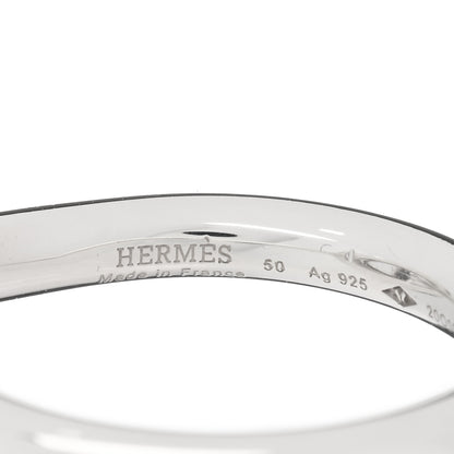 Hermes Sterling Silver GM Echappee Ring 50 5.25 4 of 5