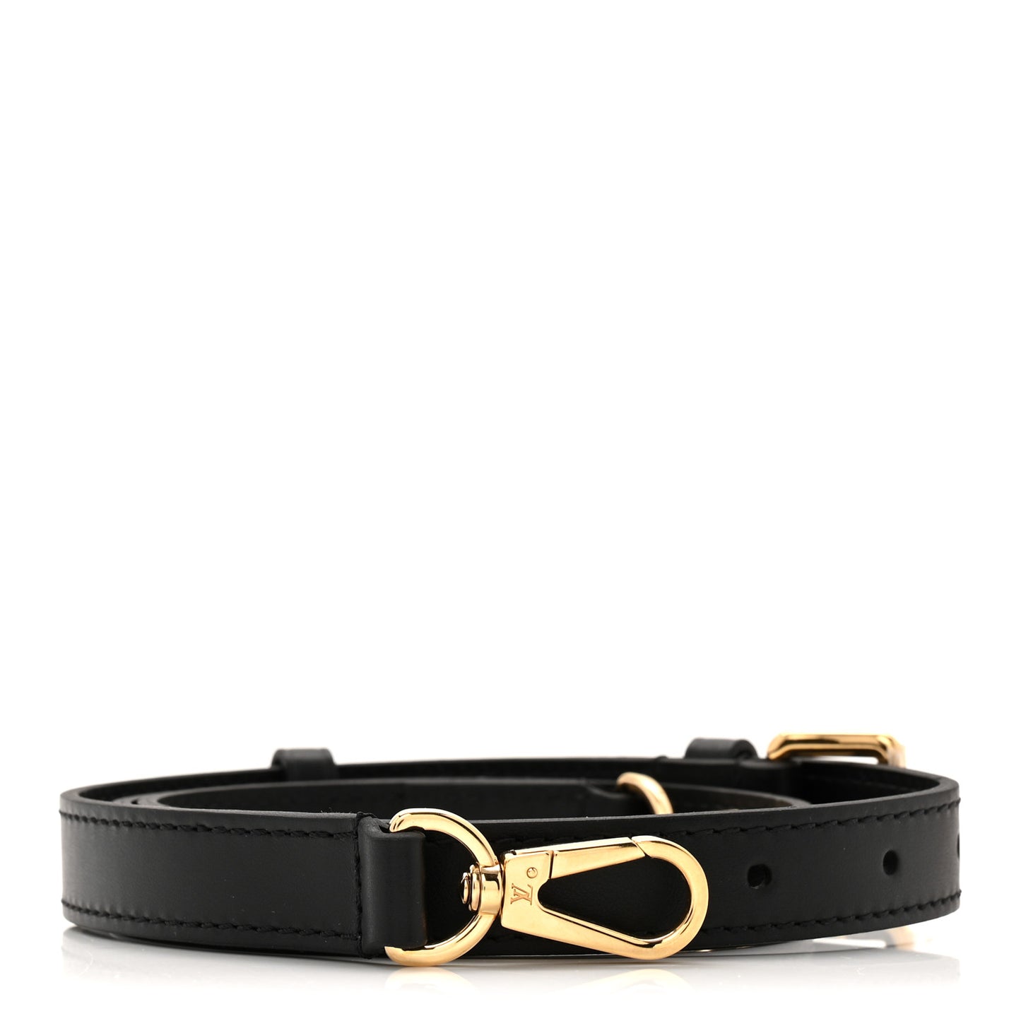 Calfskin 16mm Adjustable Shoulder Strap Black