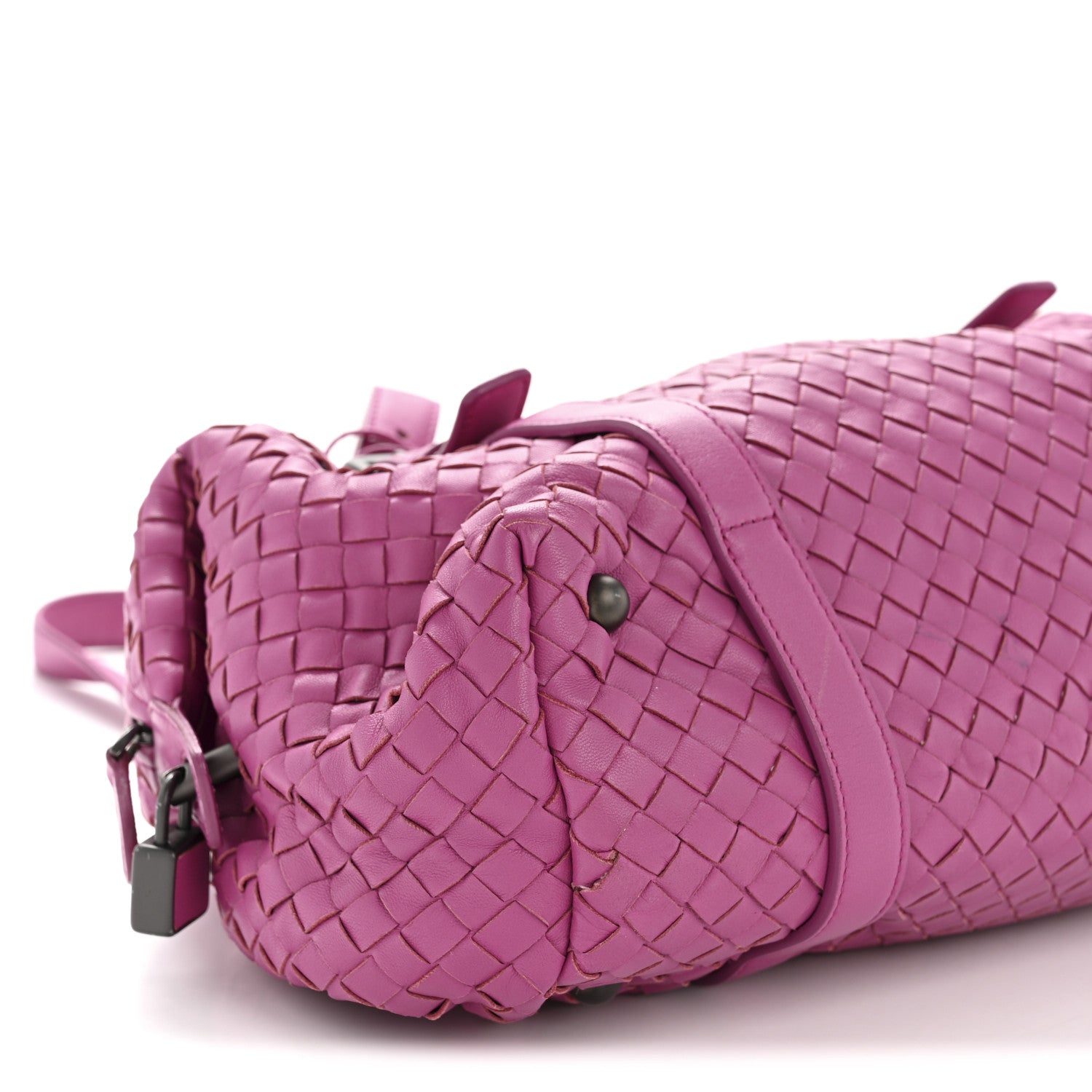 Bottega Veneta Nappa Intrecciato Montaigne Rings Satchel Ametiste 10 of 15